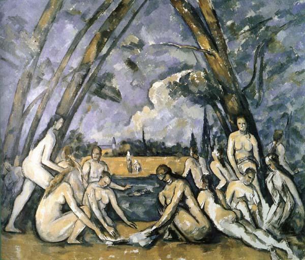 Paul Cezanne Les Grandes Baigneuses oil painting image